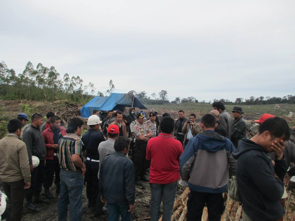 Kepolisian Humbang-Hasundutan Saksikan Penebangan Masih Terjadi di Area Hutan Kemenyan