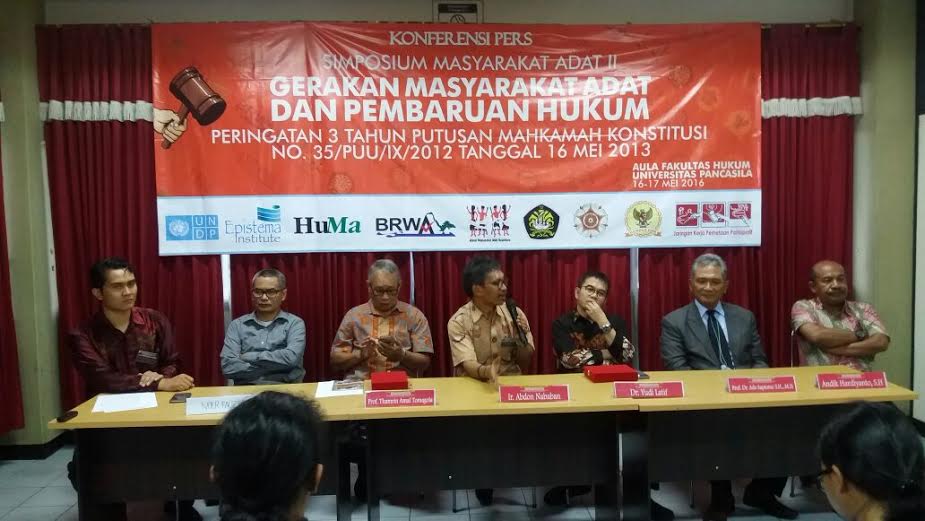 Siaran Pers Simposium Masyarakat Adat II Gerakan Masyarakat Adat dan Pembaruan Hukum