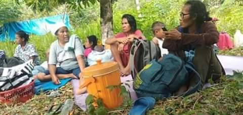 Gempa Maluku, Masyarakat Adat Mengungsi ke Hutan