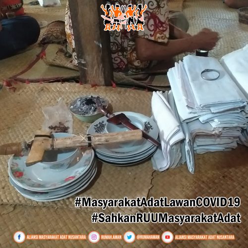 Tolak Bala di Komunitas Adat Talang Perigi untuk Lawan Penyebaran COVID19