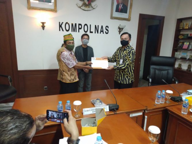 Selain ke Komnas HAM, Effendi Buhing juga melaporkan kasusnya ke Propam Mabes Polri dan Kompolnas RI